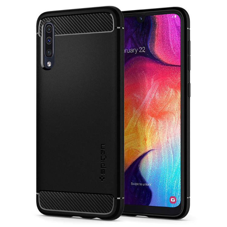 Pouzdro Spigen Rugged Armor pro Samsung Galaxy A50/A30S, black