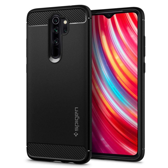 Pouzdro Spigen Rugged Armor pro Xiaomi Redmi Note 8 Pro, Black