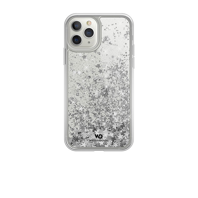 Pouzdro White Diamonds Sparkle pro Apple iPhone 11 Pro, Silver Stars