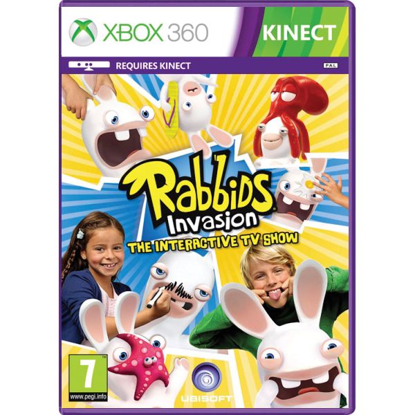 Rabbids Invasion: The Interactive TV Show[XBOX 360]-BAZAR (použité zboží)