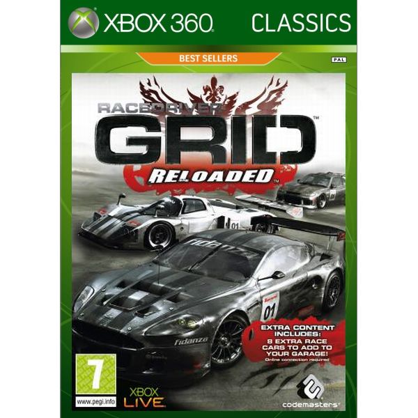 Race Driver GRID: Reloaded[XBOX 360]-BAZAR (použité zboží)
