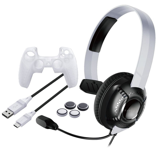 Raptor Gaming SK100 Starter kit for PS5, white Raptor Gaming SK100 Starter kit for PS5, white