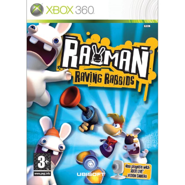 Rayman: Raving Rabbids[XBOX 360]-BAZAR (použité zboží)