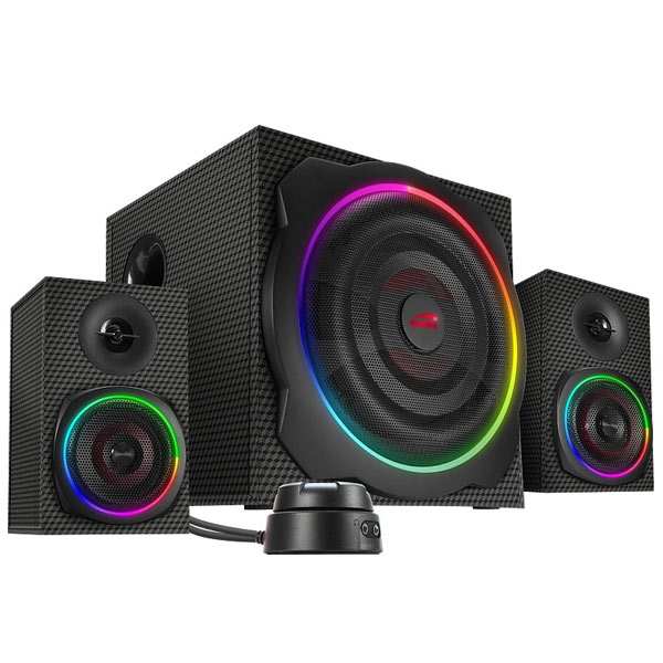 Speedlink Gravity Carbon RGB 2.1 Reproduktory a subwoofer, Black