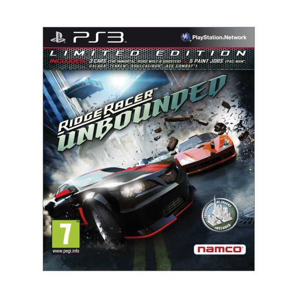 Ridge Racer: Unbounded (Limited Edition)[PS3]-BAZAR (použité zboží)