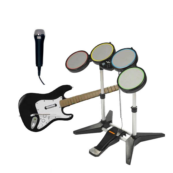 Rock Band - kytara/bicí/mikrofon (pouze nástroje)