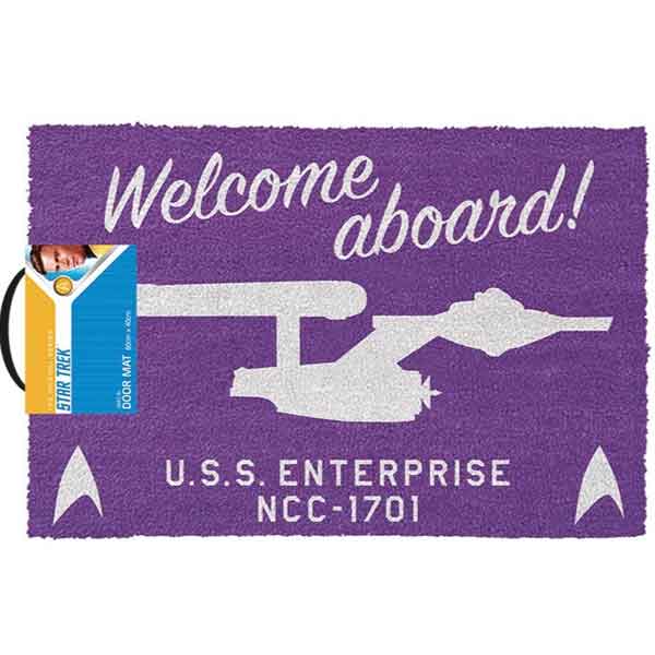 Rohožka Welcome Aboard! (Star Trek)
