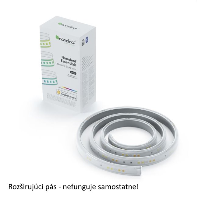 Rozšíření pro Smart LED pás Nanoleaf Essentials Light Strips, 1 m Rozšíření pro Smart LED pás Nanoleaf Essentials Light Strips, 1 m