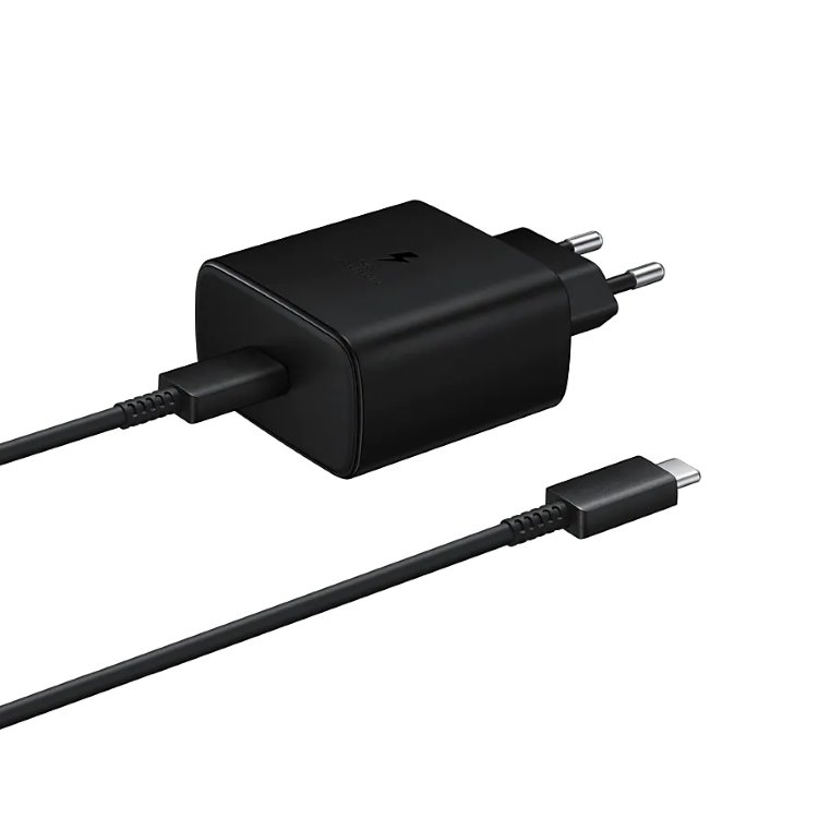 Rychlonabíječka Samsung 45W s USB-C kabelem, black