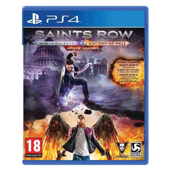 Saints Row 4: Re-Elected + Gat out of Hell (First Edition)[PS4]-BAZAR (použité zboží)