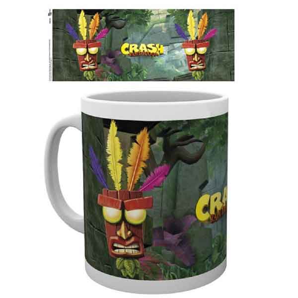 Šálek Crash Bandicoot Aku Aku