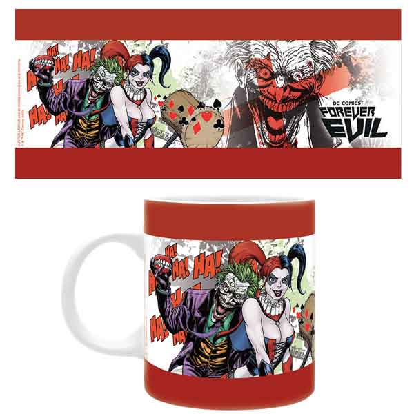 Šálek DC Comics-Harley and Joker, forever evil!