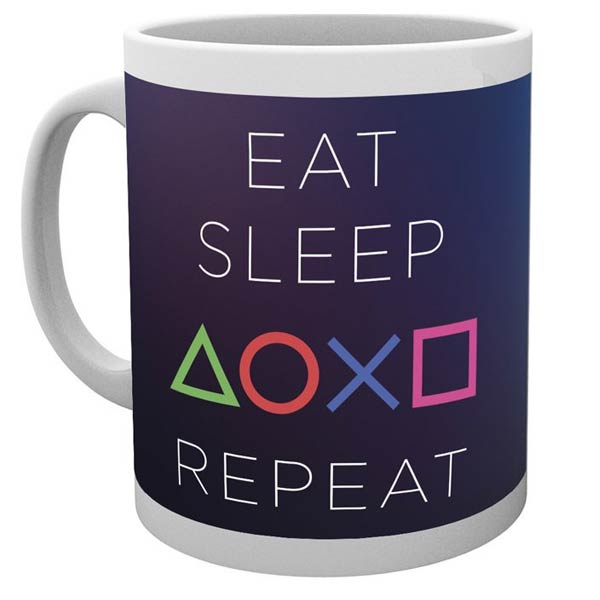 Hrnek Eat Sleep Play Repeat (Playstation)