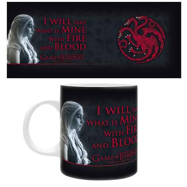 Šálek Game of Thrones-Fire and Blood
