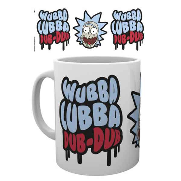 Šálek Rick and Morty-Wubba Lubbe Dub Dub