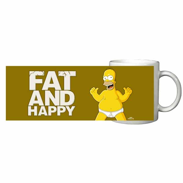 Šálek Simpsons-Fat & Happy