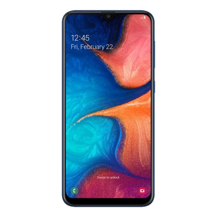 Samsung Galaxy A20e-A202F, Dual SIM, Blue-CZ distribuce