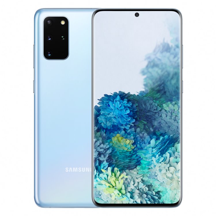 Samsung Galaxy S20 Plus - G985F, Dual SIM, 8/128GB | Cloud Blue, Třída C - použité, záruka 12 měsíců