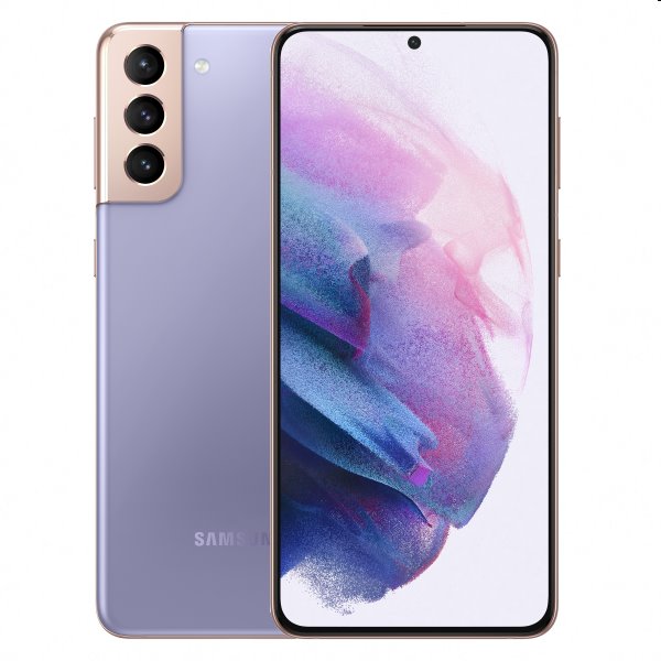 Samsung Galaxy S21 Plus 5G - G996B, 8/128GB, Violet, Třída B - použito, záruka 12 měsíců