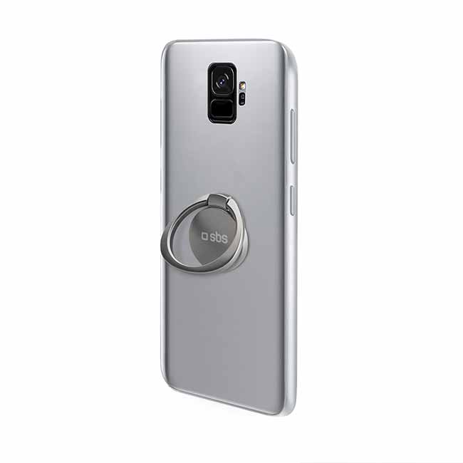 SBS držák RING pro smartphony, stříbrná SBS držák RING pro smartphony, stříbrná