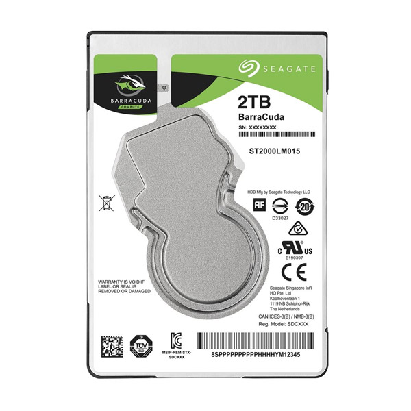 Seagate Barracuda 2TB 5400 SATA 2,5"/128MB