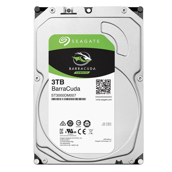 Seagate Barracuda 3TB 5400 SATA 3,5"/256MB