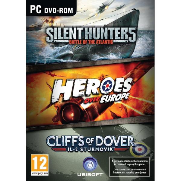 Silent Hunter 5: Battle of the Atlantic + Heroes over Europe + IL-2 Sturmovik: Cliffs of Dover Silent Hunter 5: Battle of the Atlantic + Heroes over Europe + IL-2 Sturmovik: Cliffs of Dover