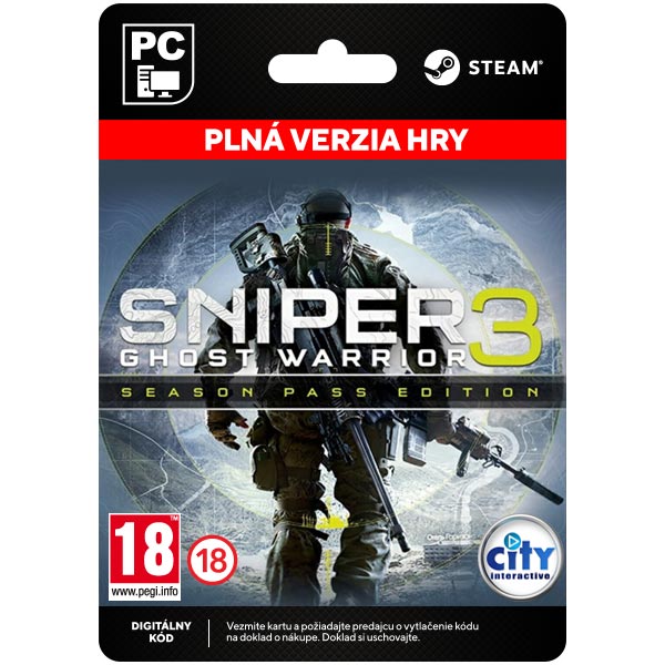 Sniper: Ghost Warrior 3 (Season Pass Edition)[Steam]