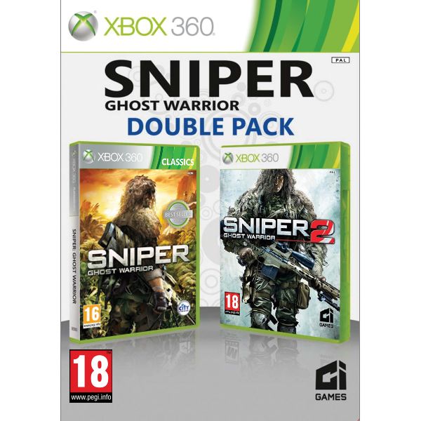Sniper: Ghost Warrior (Double Pack)[XBOX 360]-BAZAR (použité zboží)