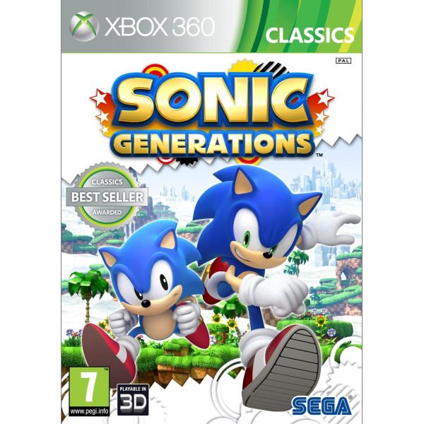 Sonic Generations[XBOX 360]-BAZAR (použité zboží)