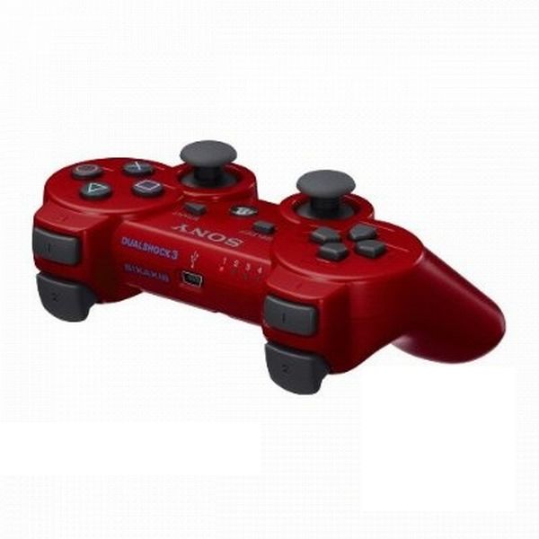 Sony DualShock 3 Wireless Controller, deep red-PS3-BAZAR (použité zboží)