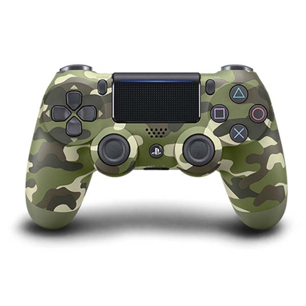 Bezdrátový ovladač  Sony DualShock 4 v2, green camouflage