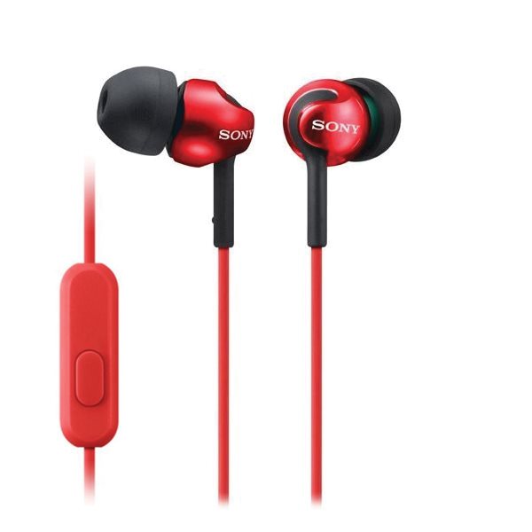 Sony MDR-EX110AP s handsfree, red