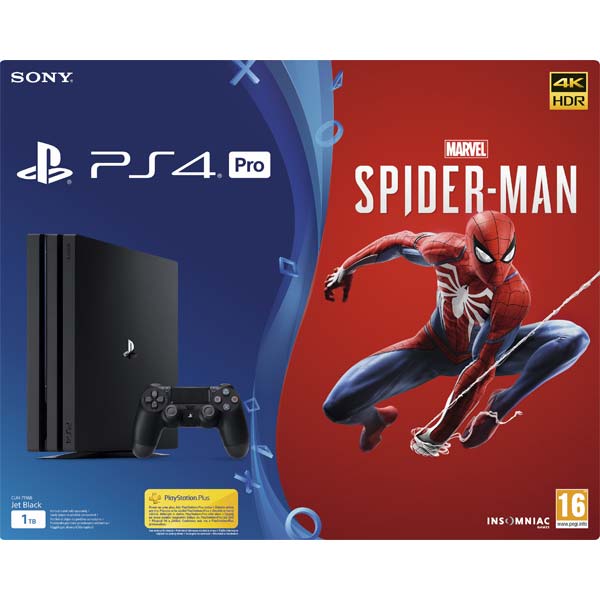 Sony PlayStation 4 Pro 1TB + Marvel 's Spider-Man CZ