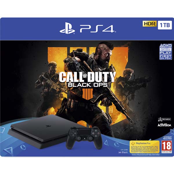 Sony PlayStation 4 Slim 1TB + Call of Duty: Black Ops 4-OPENBOX (Rozbalené zboží s plnou zárukou)
