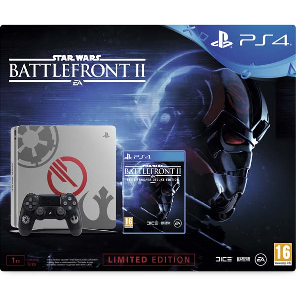Sony PlayStation 4 Slim 1TB (Limited Edition) + Star Wars: Battlefront 2 (Elite Trooper Deluxe Edition)