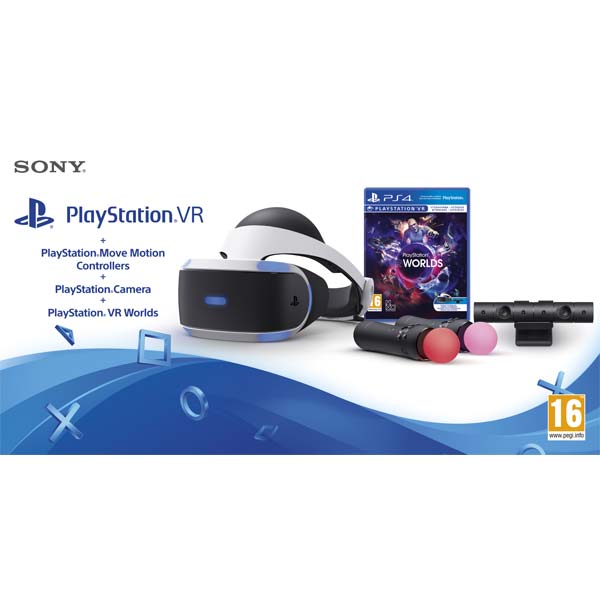 Sony PlayStation VR V2 + PS 4 Camera + Sony PS Move Twin Pack + VR Worlds-OPENBOX (Rozbalené zboží s plnou zárukou) Sony PlayStation VR V2 + PS 4 Camera + Sony PS Move Twin Pack + VR Worlds-OPENBOX (Rozbalené zboží s plnou zárukou)