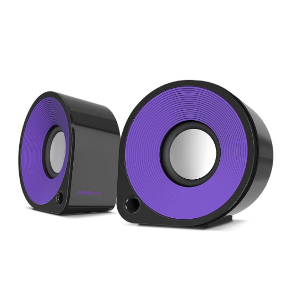 Speed-Link Ellipz Stereo Speakers, black-violet