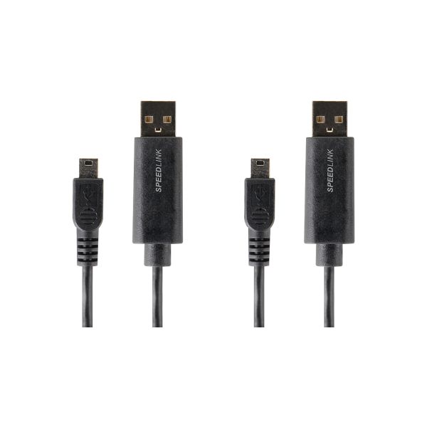 Set nabíjecích kabelů Speedlink Stream Play & Charge Cable set pro PS3
