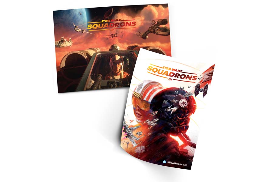 Dárek - Star Wars: Squadrons plagát v ceně 119,- Kč