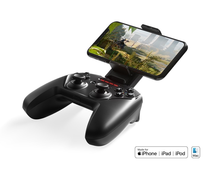 SteelSeries Nimbus+  Wireless Game Controller with phone mount