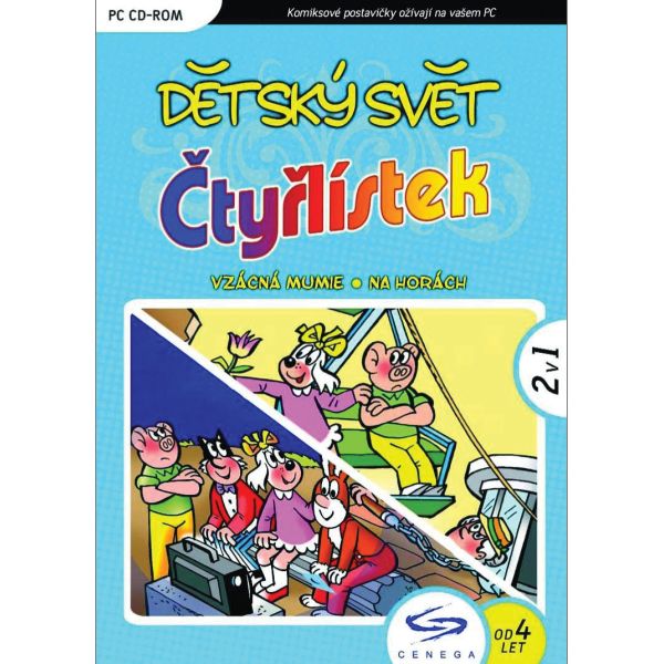 Čtyřlístek 2: Na horách + Vzácná mumie (Detský Svet)