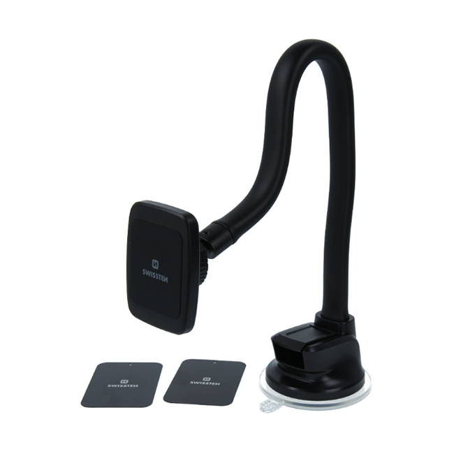 Swissten univerzální magnetický držák pro tablety a telefony S-Grip na palubní desku nebo čelní sklo Swissten univerzální magnetický držák pro tablety a telefony S-Grip na palubní desku nebo čelní sklo