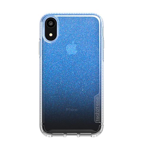 Tech21 kryt Pure Shimmer pre iPhone XR, blue