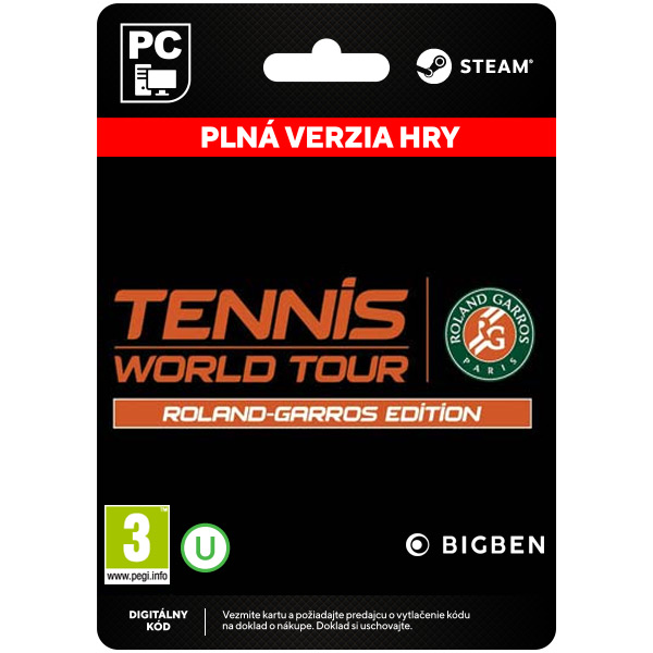 Tennis World Tour (Rolland-Garros Edition)[Steam]