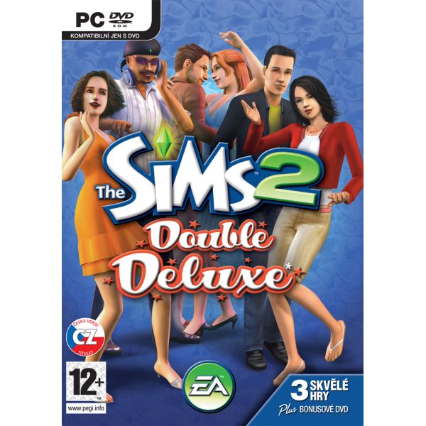 The Sims 2 Double Deluxe (hra + datadisky Noční život + Pojďme slavit!) CZ The Sims 2 Double Deluxe (hra + datadisky Noční život + Pojďme slavit!) CZ
