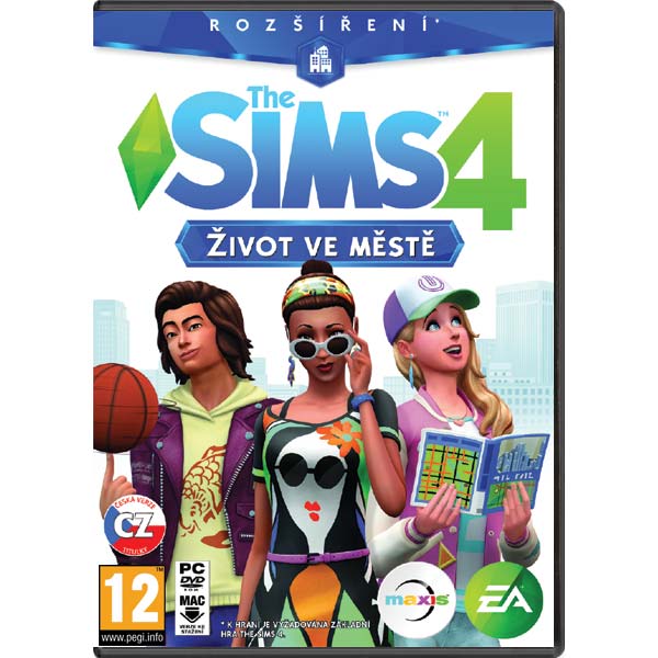 The Sims 4: Život ve městě CZ PC CD-key