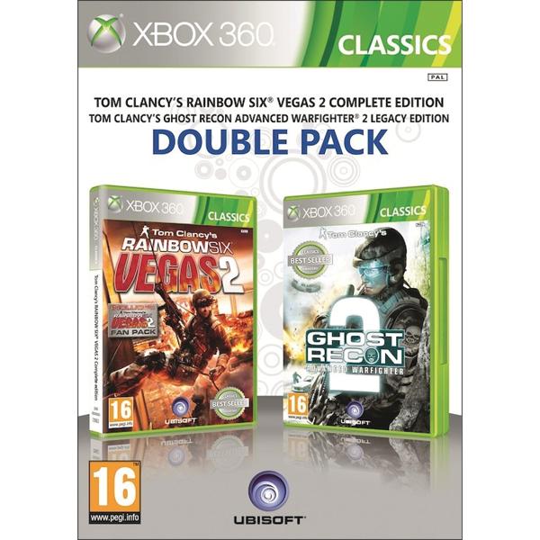 Tom Clancy 'Rainbow Six: Vegas 2 + Tom Clancy' Ghost Recon: Advanced Warfighter 2[XBOX 360]-BAZAR (použité zboží)