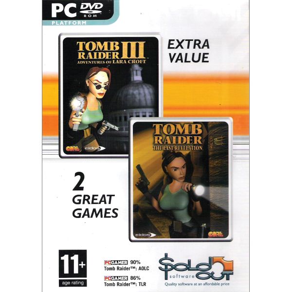 Tomb Raider 3 Adventures of Lara Croft + Tomb Raider 4 The Last Revelation