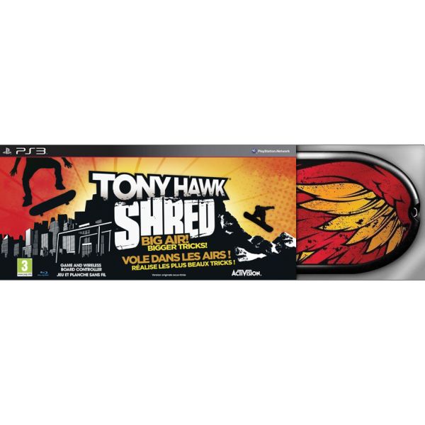 Tony Hawk: SHRED skateboard[PS3]-BAZAR (použité zboží)
